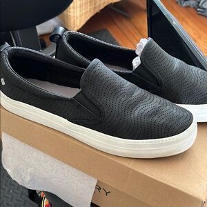Black Slip-On Women’s Shoes